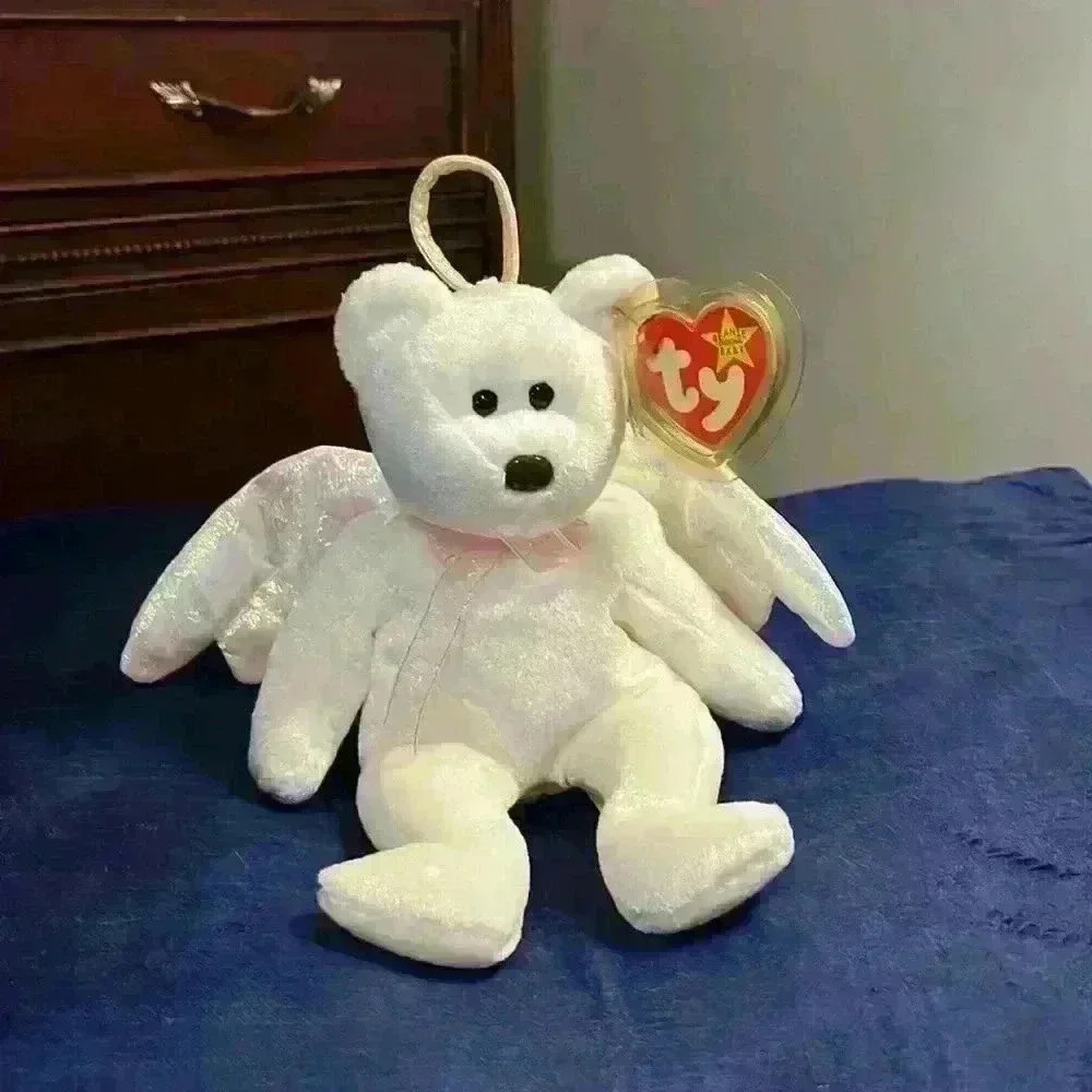 1998 Halo bear Ty Beanie Baby, with errors